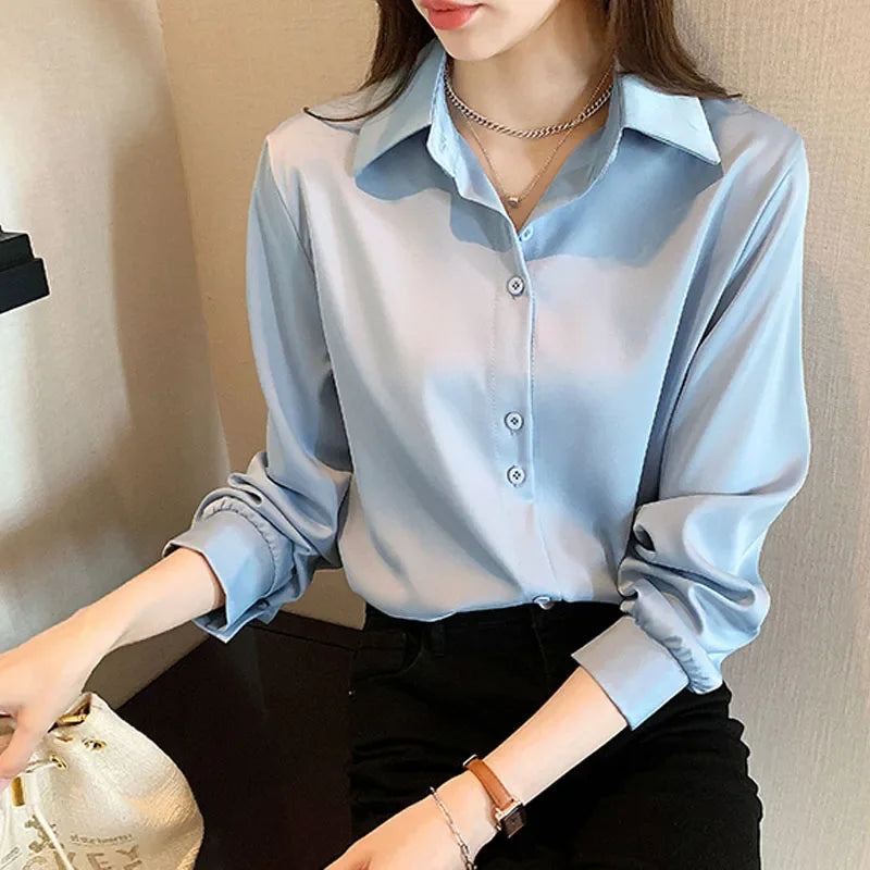 Black Chiffon Blouse